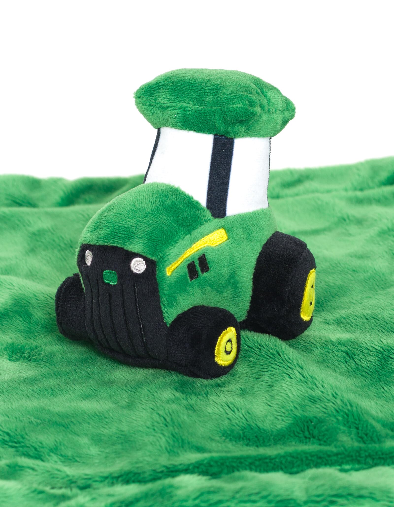 John Deere baby in stroller demonstrates convenient on-the-go comfort