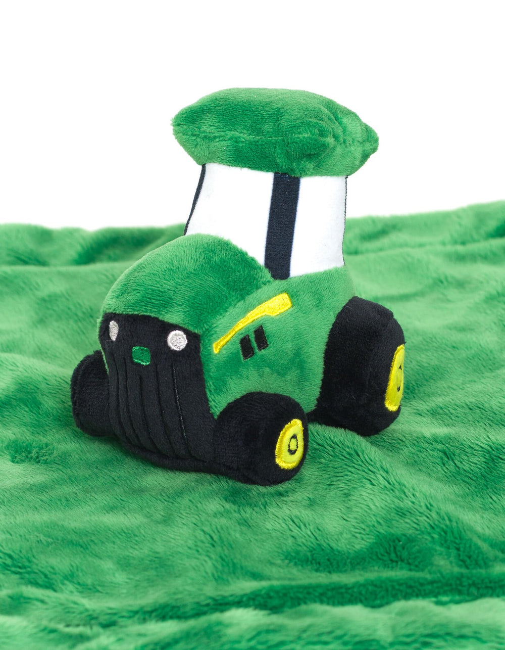 John Deere baby in stroller demonstrates convenient on-the-go comfort