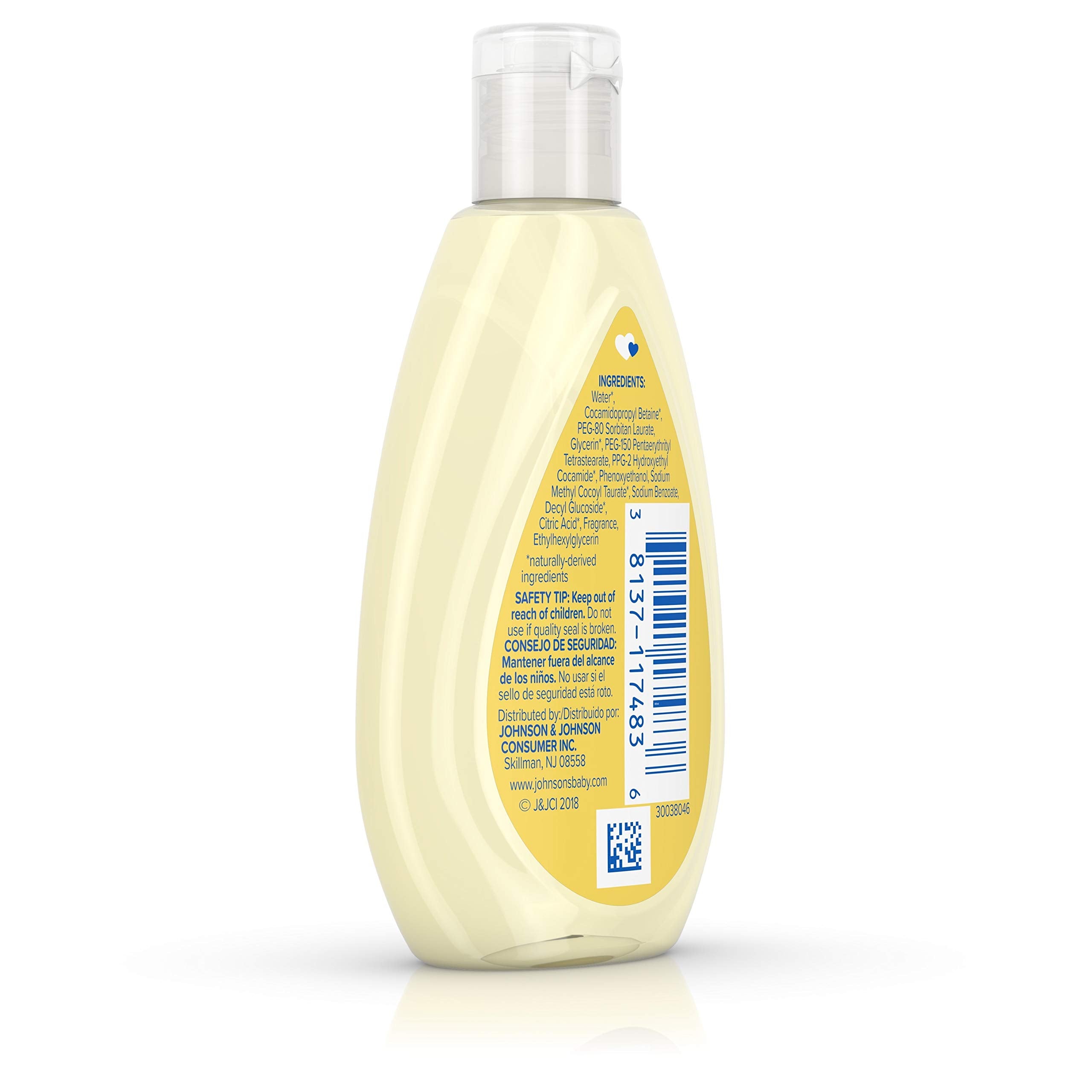 Johnson & Johnson hypoallergenic and fragrance-free formula reduces irritations during bath
