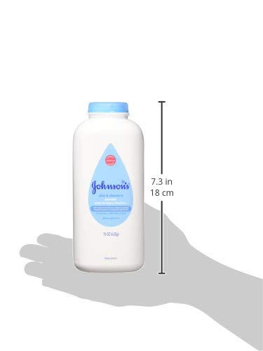 Johnson & Johnson Pure Cornstarch Baby Powder absorbs moisture for everyday comfort.