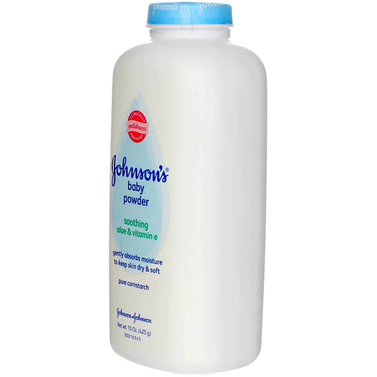 Johnson's Aloe and Vitamin E baby powder beach sand removal for easy cleanup