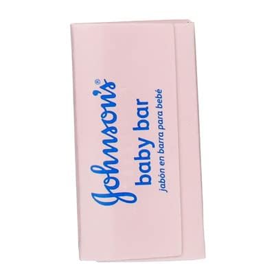 Johnson's baby bar soap free of parabens for gentle care.