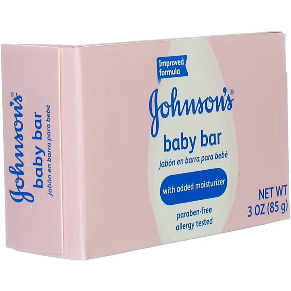 Johnson's baby bar soap lather in action for gentle cleansing.