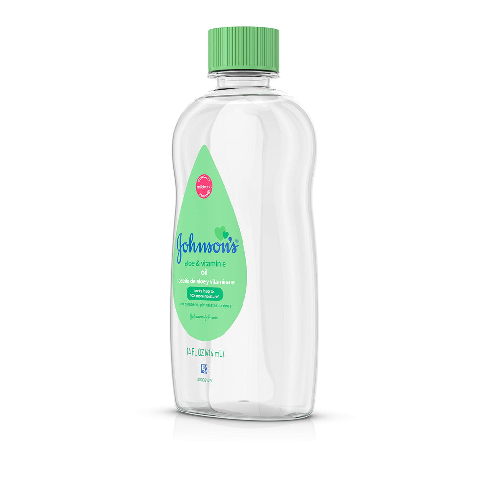 Lightly scented Johnson's Baby Oil offers a gentle fragrance for bedtime rituals.