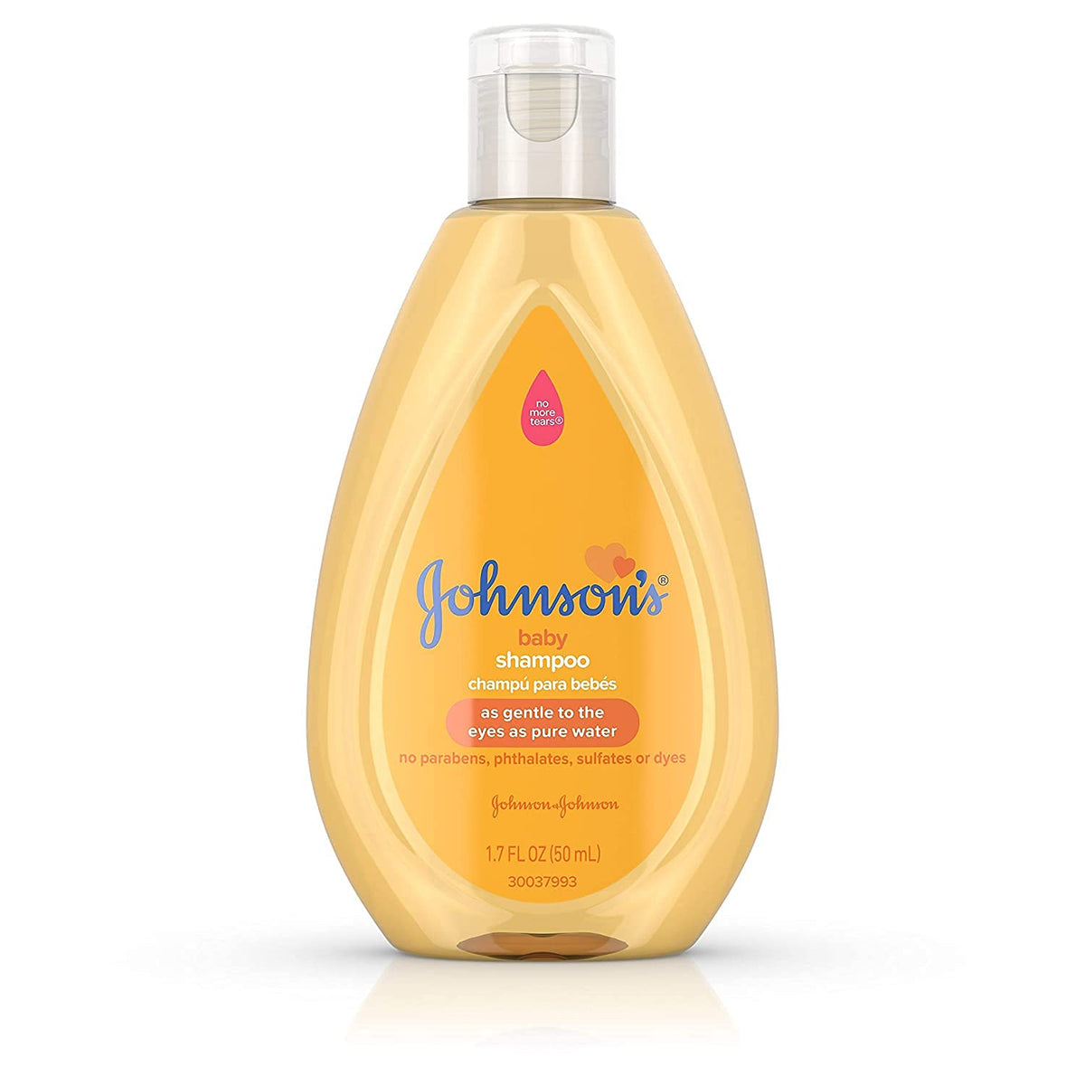 Johnson's Baby Shampoo travel-size pack of 3 for gentle cleansing during baby bath time.