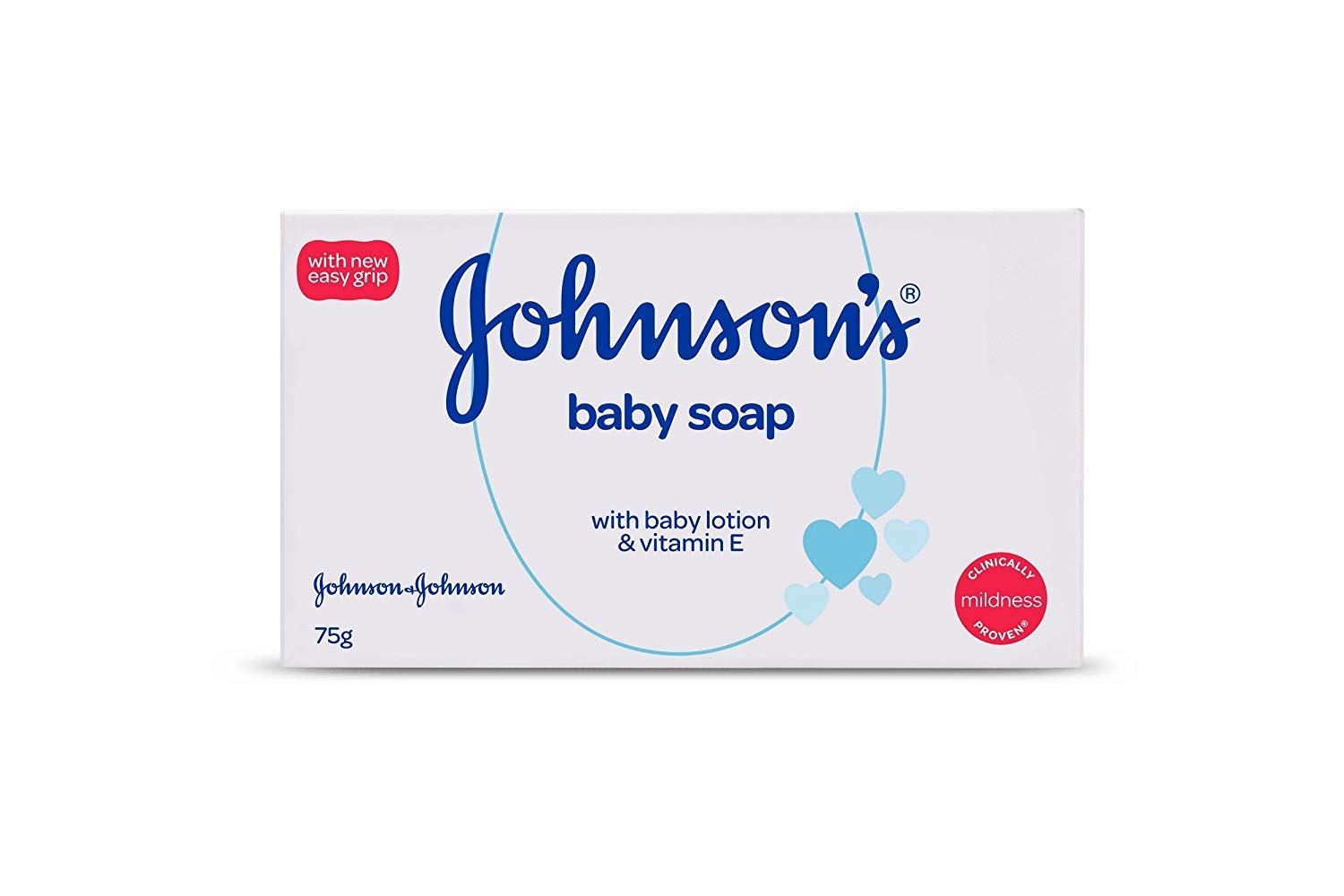 Johnson's Baby Soap bar close-up, gentle cleansing for delicate baby skin