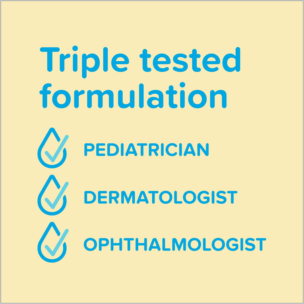 Hypoallergenic Johnson's wash – gentle enough for the whole family.