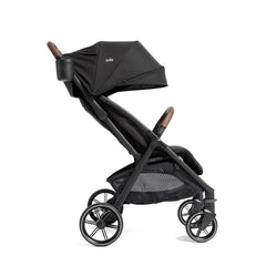 Joie Nutmeg canopy UPF sunshade provides UV protection on outdoor trips.