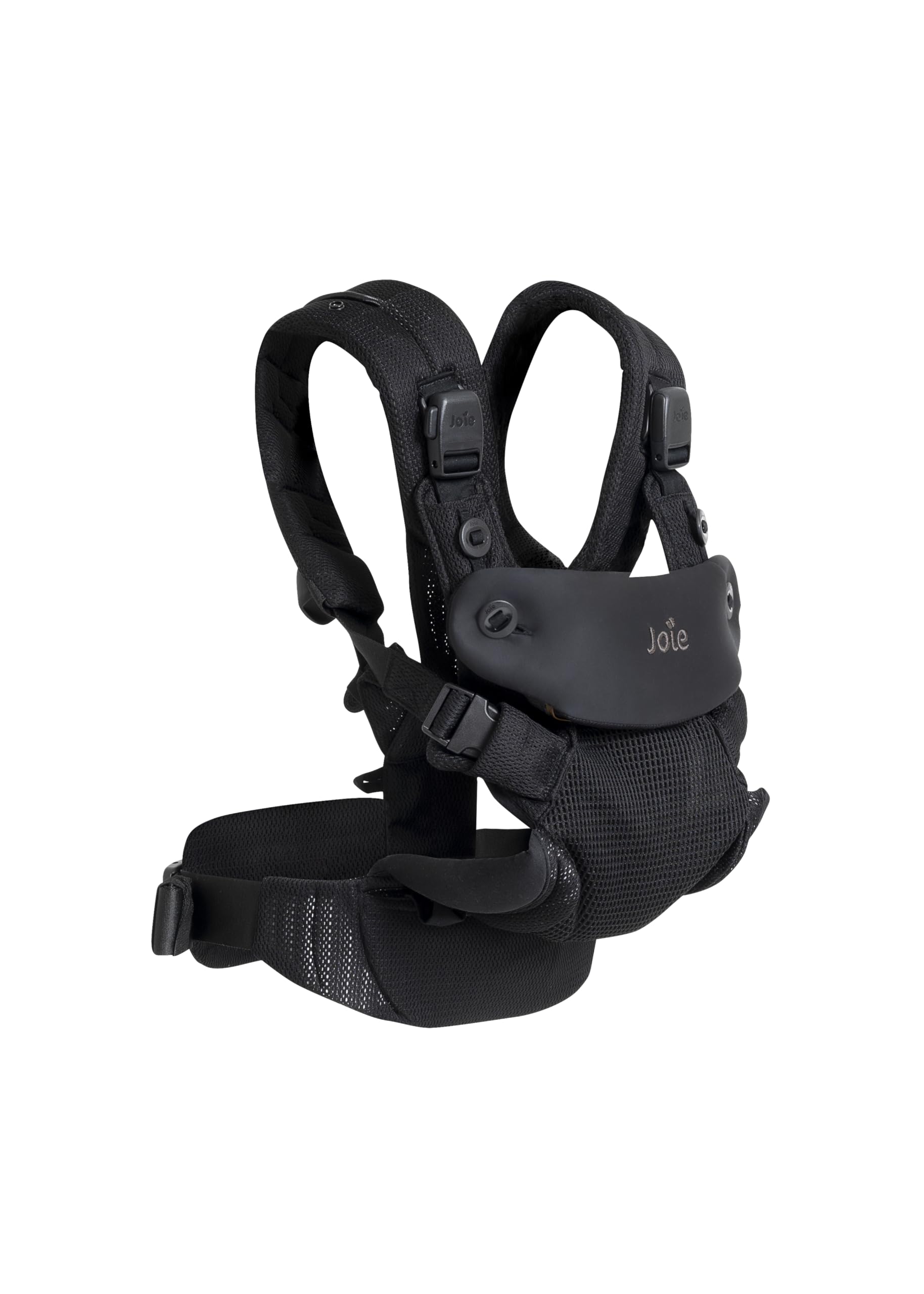 Joie Savvy Air 4-in-1 mesh carrier with breathable fabric keeps you and baby cool.