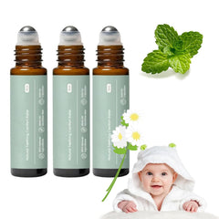 JOIEFIEX teething roller 3pc pack provides natural, gentle relief for fussier babies.