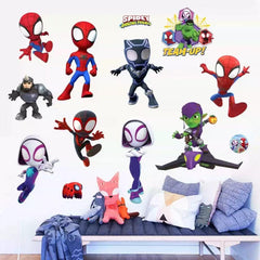 Joi-Fun Spideyman wall stickers for nursery create gentle, imaginative accents without mess.