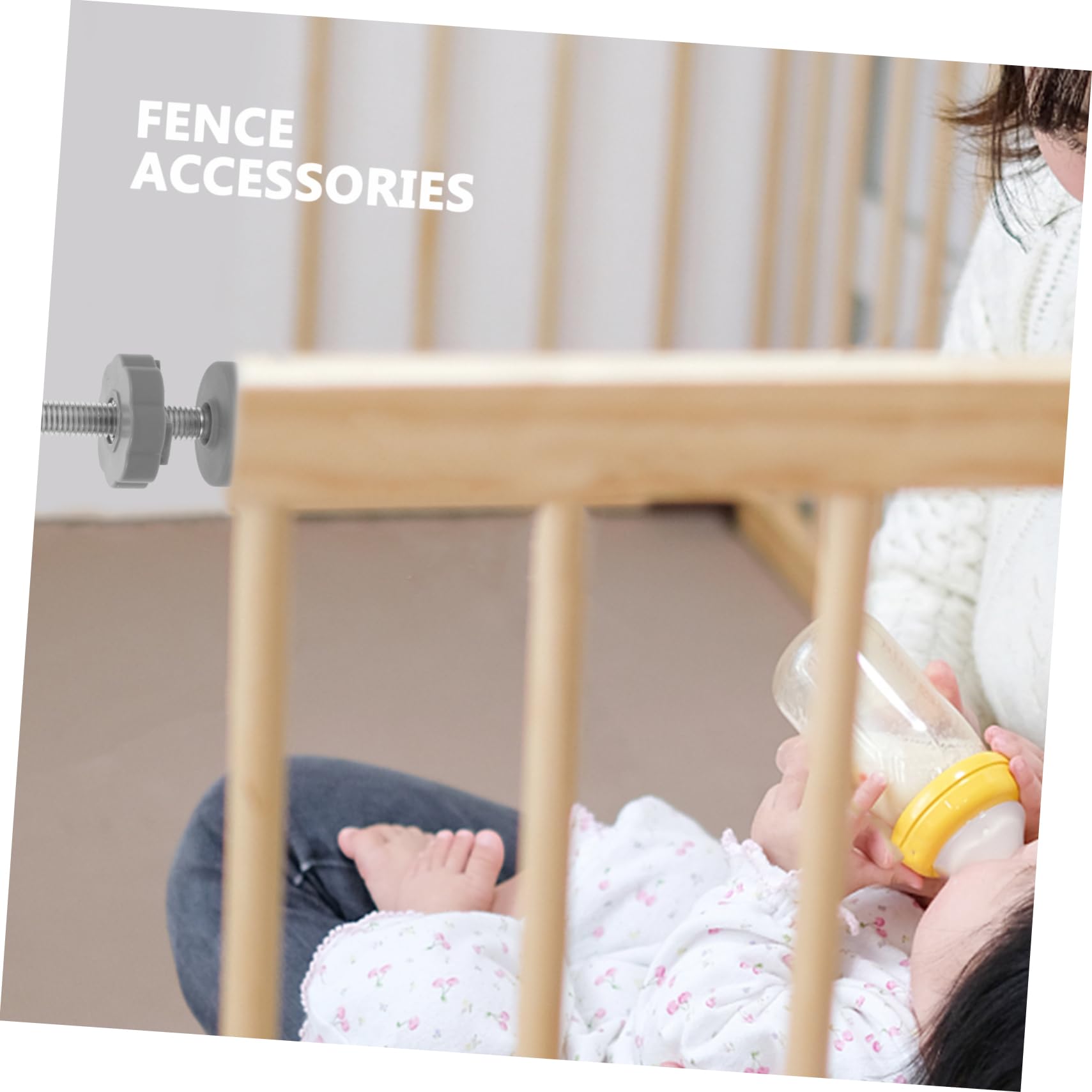 JOINPAYA durable sleek gate design complements home decor while keeping gates secure.