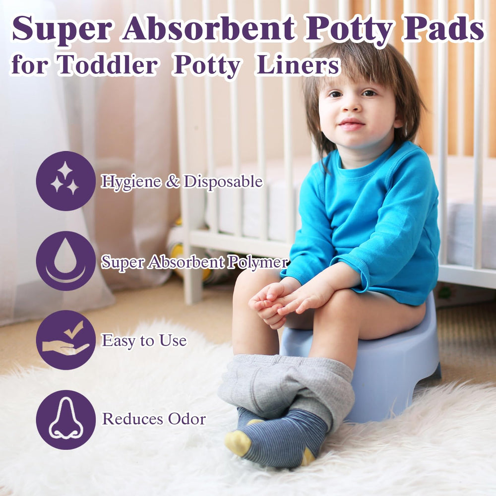 JOJHDR travel-friendly potty pad fits in bag for camping or car trips.