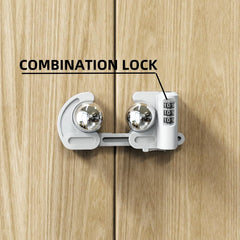 Jola's House cabinet locks installation demo shows tool-free setup.