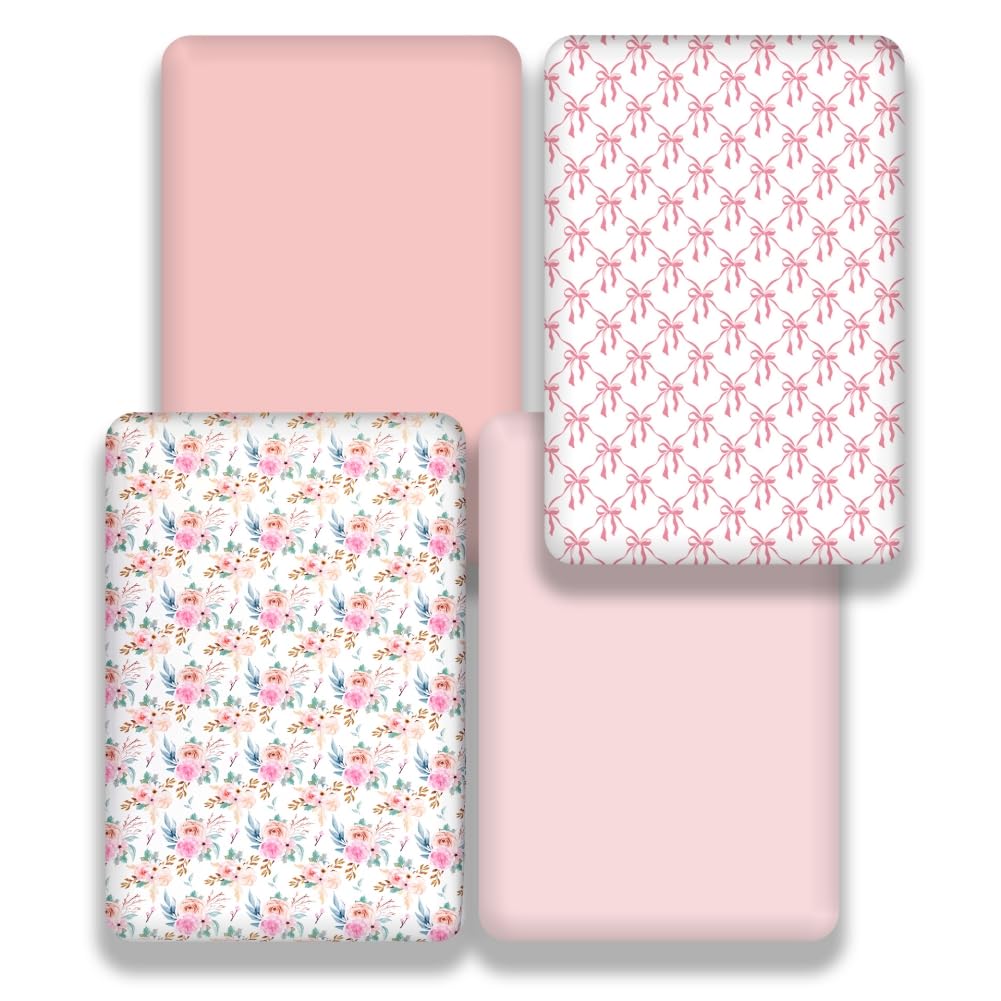 Jola's House bow crib sheets are easy to wash and dry.