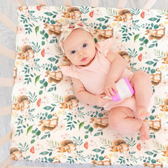 Jola's House N Play Sheets cartoon fox detail highlights playful nursery decor