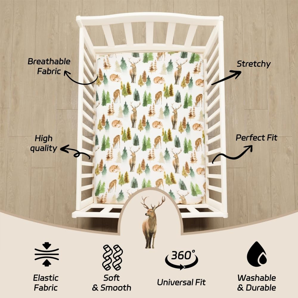 Jola's House N Play Sheets soft elastic fit ensures snug mattress coverage