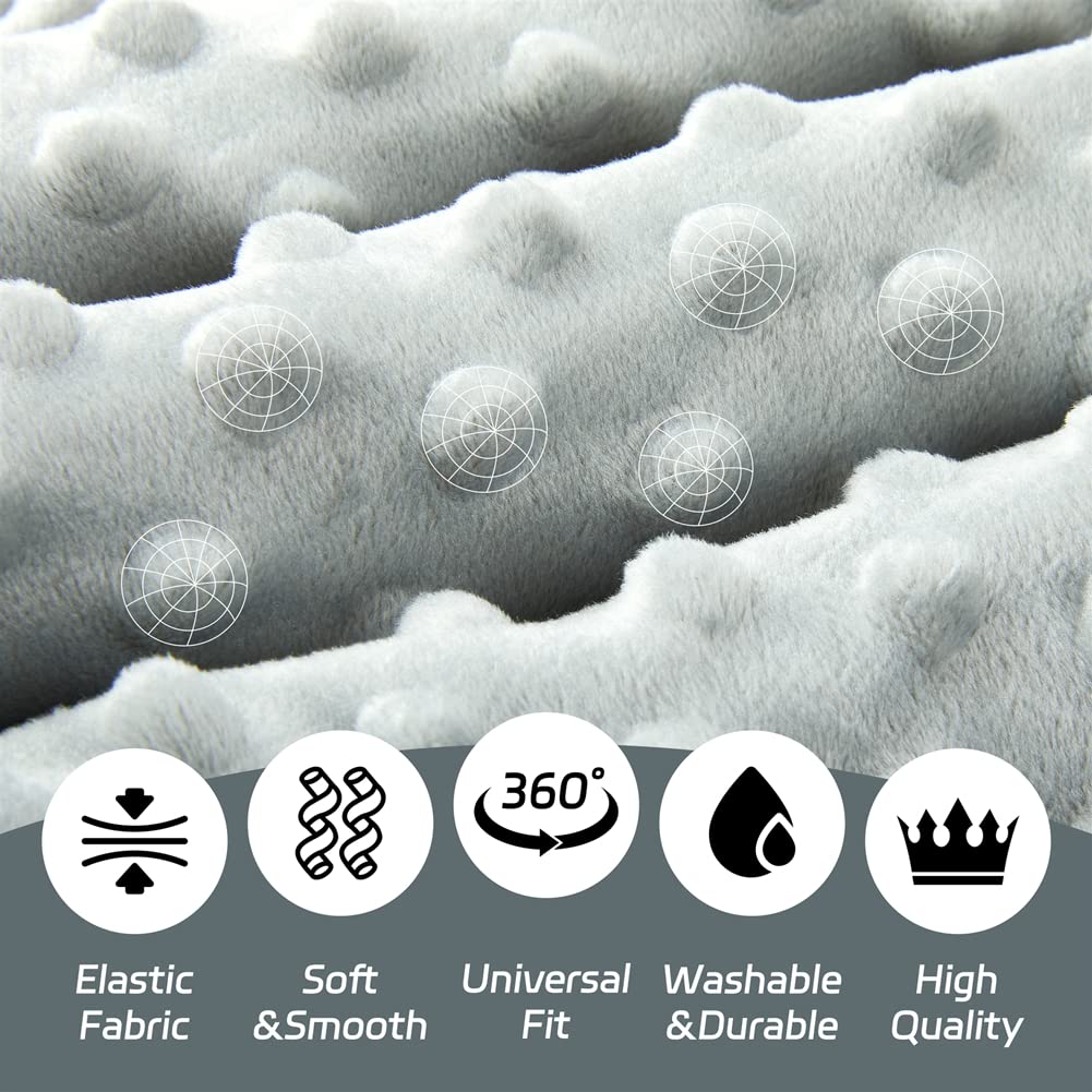 Jola's House double-layer blanket with micro-fleece dotted back texture.