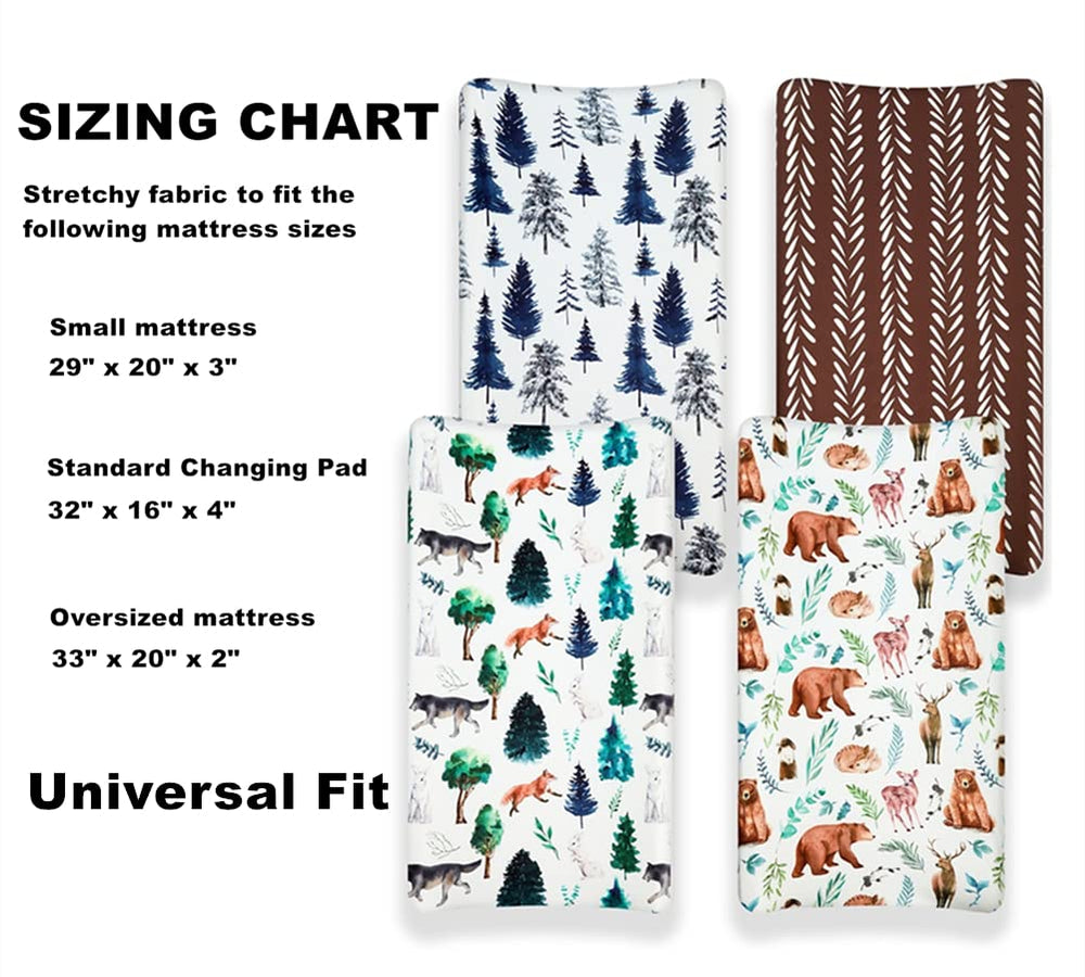 Jola's House unisex woodland print fits diverse nursery styles and ages.