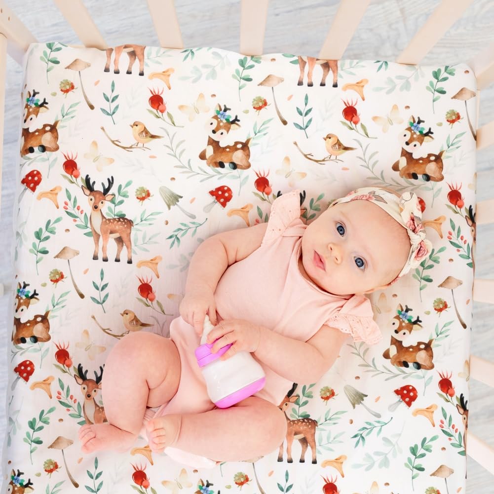 Jola's House woodland forest animals 4-pack design provides versatile nursery options