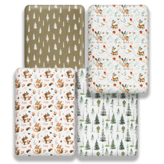 Jola's House crib sheet close-up showing full elastic edge for a snug fit