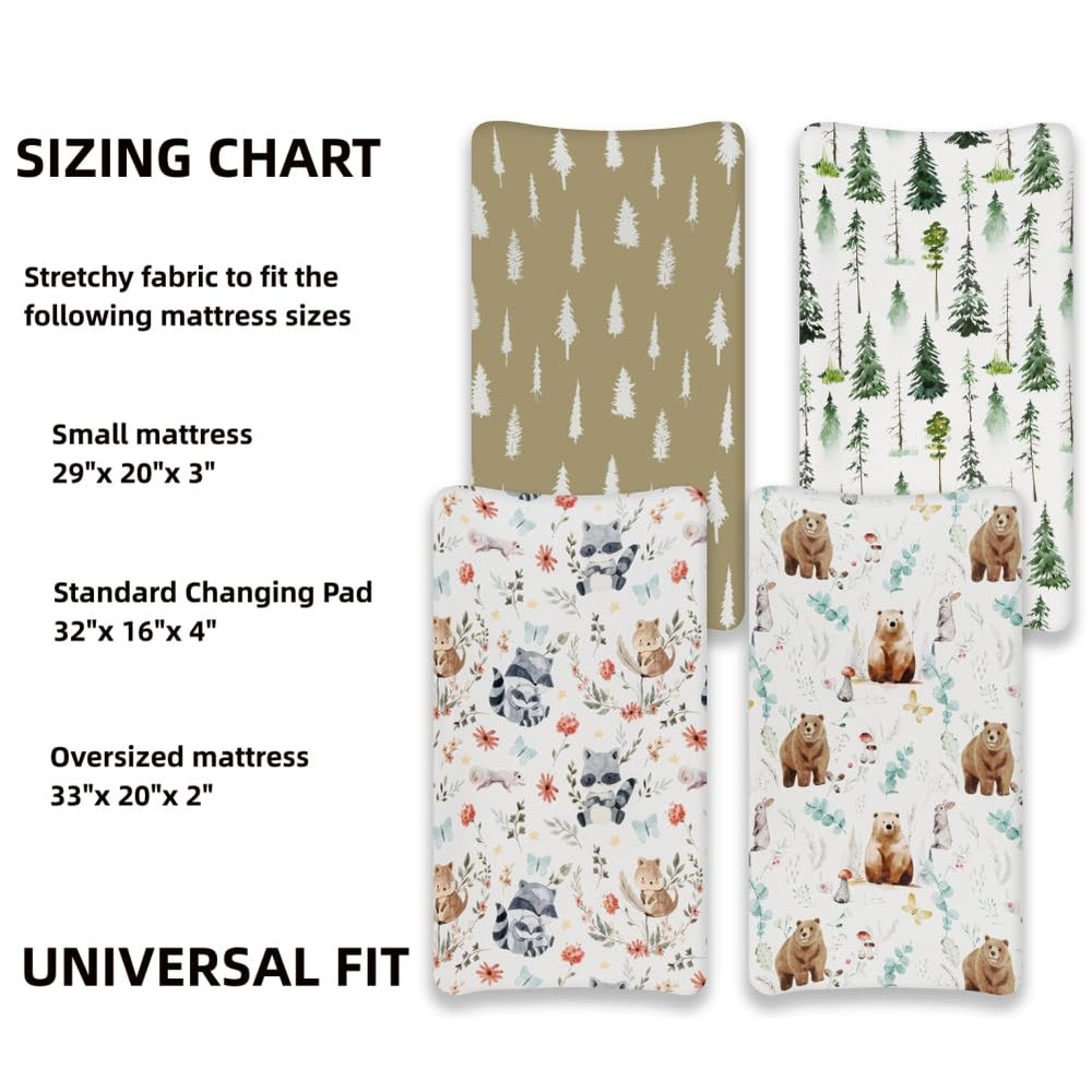 Jola's House woodland design coordinates with crib sheets and nursery decor