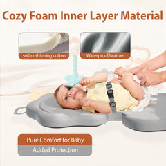 Jolensoy non-slip bottom prevents sliding for steadier diaper changes