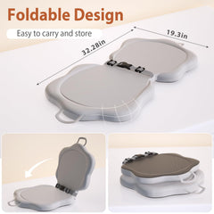 Jolensoy baby changing pad with safety belt keeps babies secure during changes