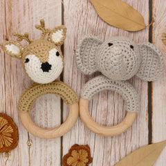 Joliecraft closeup of handmade stitches and plush yarn feel for comforting touch.