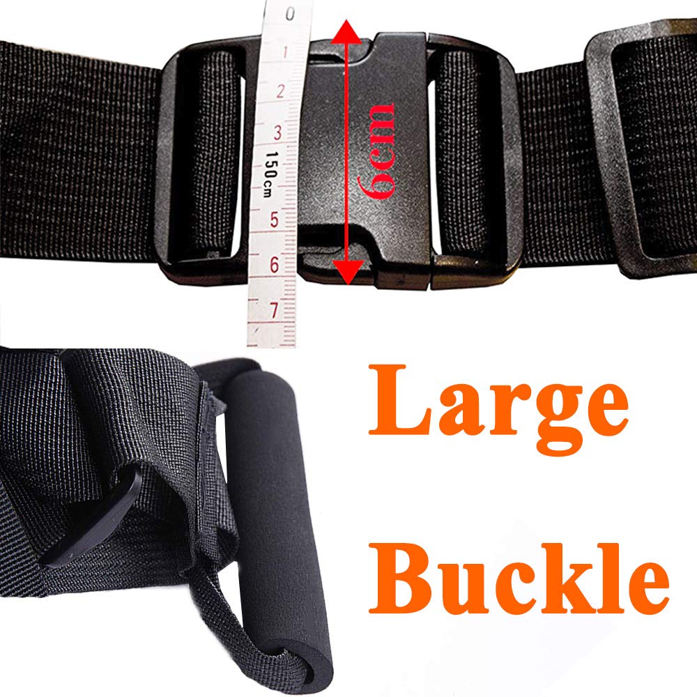 Jolik adjustable belt closeup illustrating the 5 cm anti-slip design.