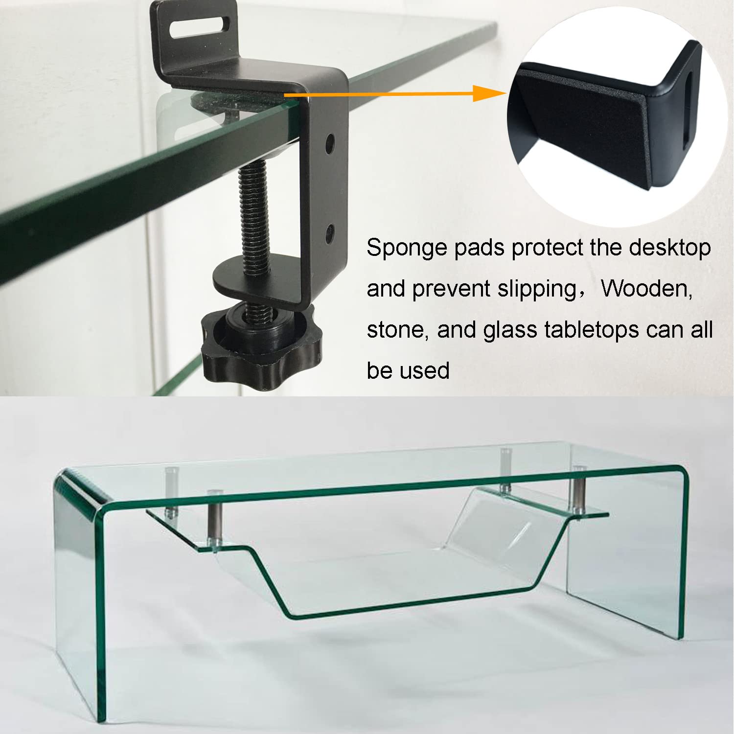 JOLIRSBOX TV-stand and wall anchoring works on most stands for flexible safety.