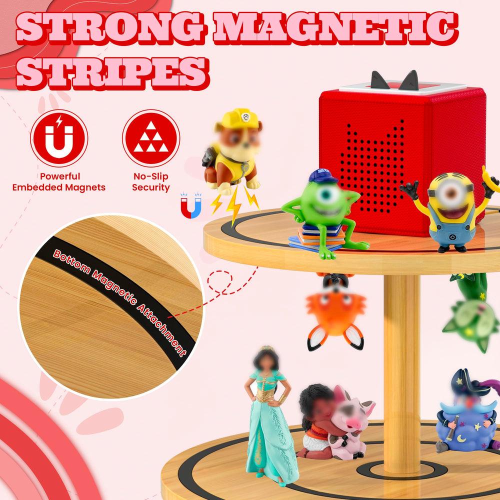 Jolitac Tonie Shelf magnetic-security with fixed magnets