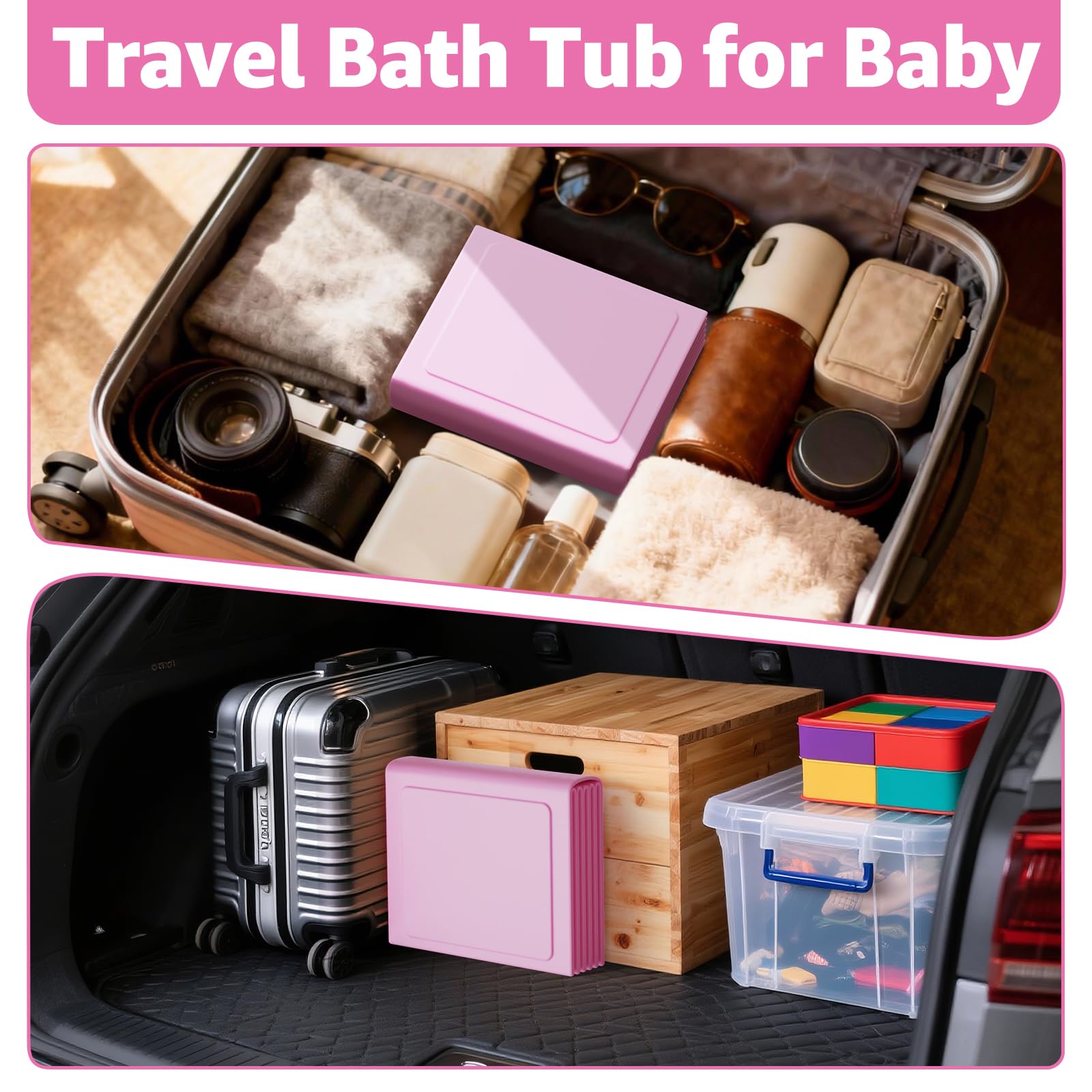 Jollcma multi-functional baby bath used as pool or sandbox