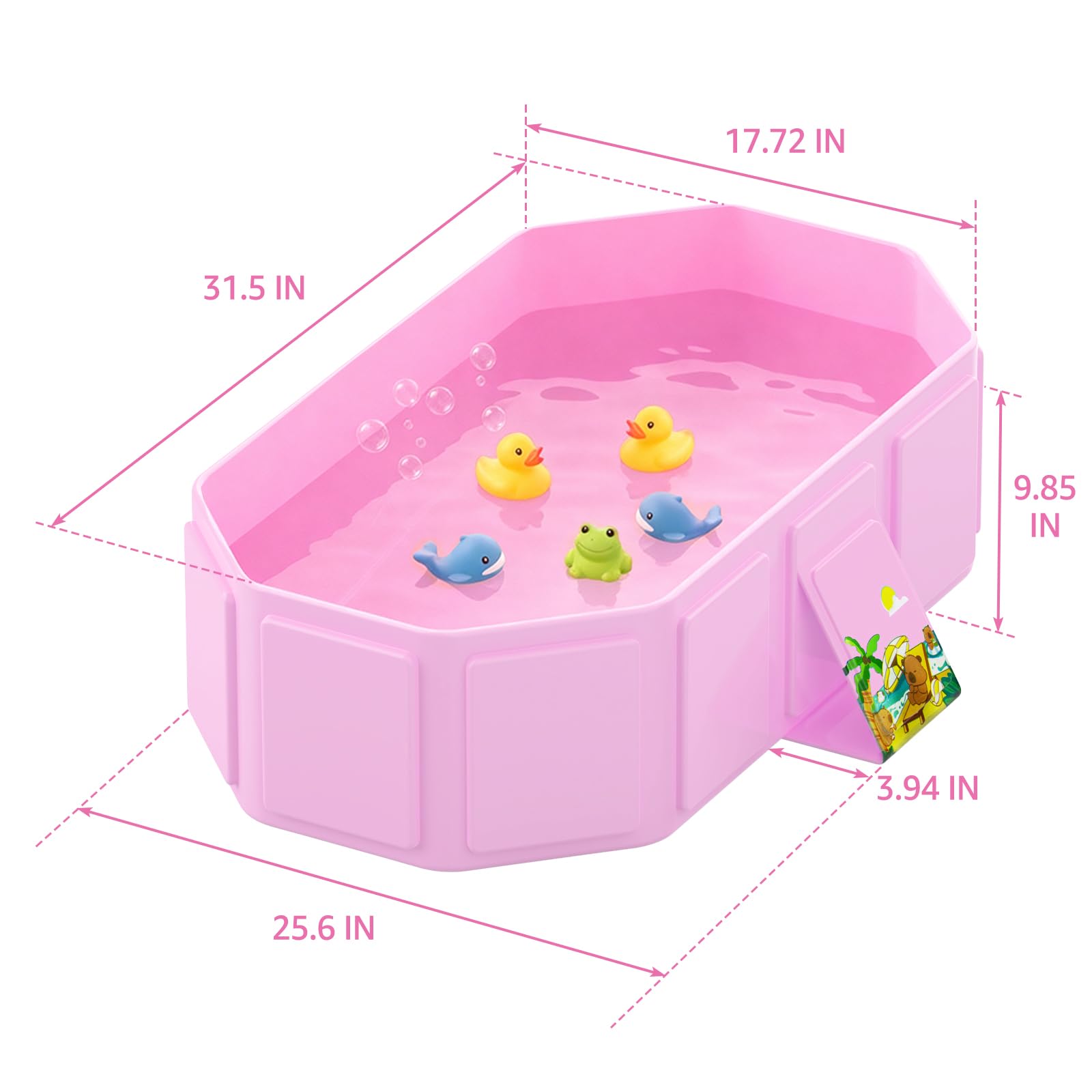 Jollcma portable baby bath in travel scene ready for trips