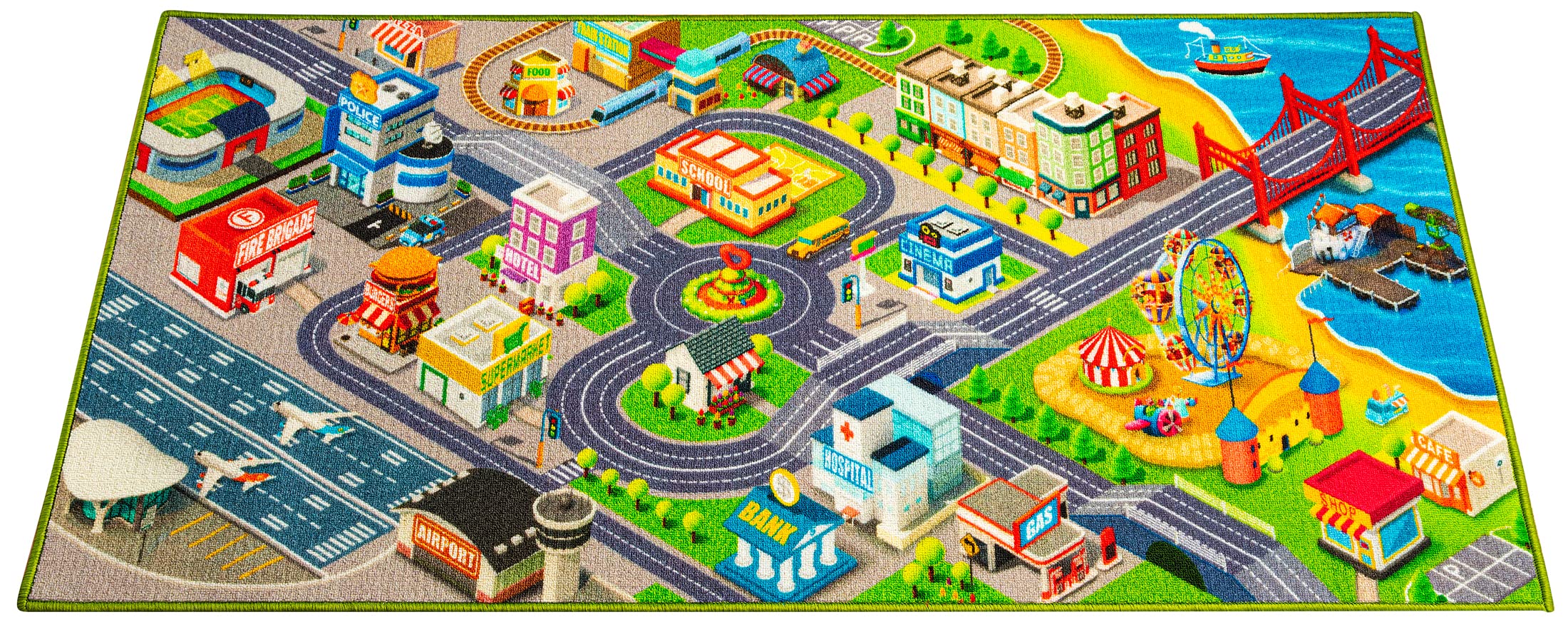 JollieJay City Life 3D Playmat gift-ready image, ideal educational gift idea for toddlers and preschoolers.
