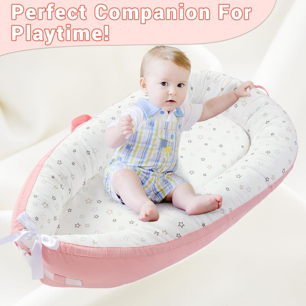 JOLLITO baby lounger double-sided design offering color variety