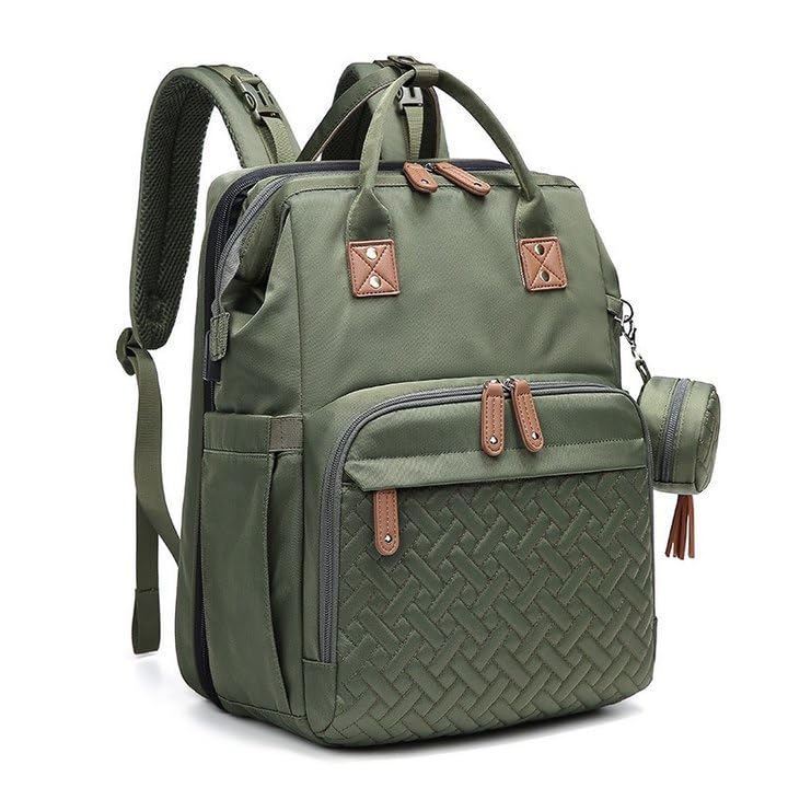 JOLLITO Diaper Bag Backpack includes a laptop pouch for on-the-go work.