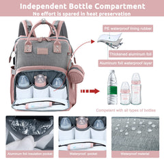 JOLLITO diaper bag backpack usb-port enables convenient device charging on the move