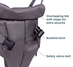 Jolly Jumper Classic Stand grey in-use indoors demonstrates safe rhythmic bouncing
