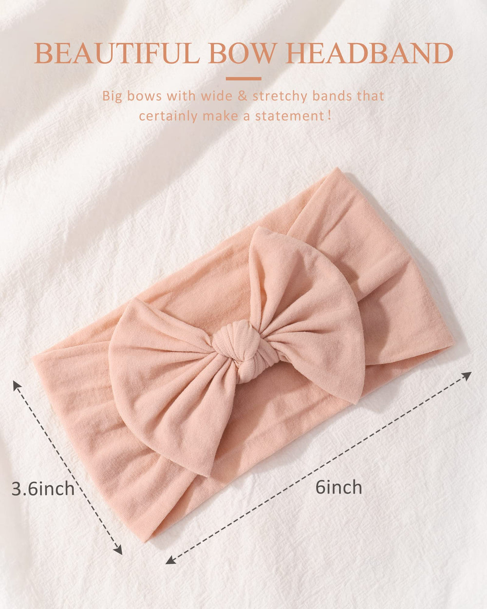 jollybows headband with bow, breathable band stays secure during play