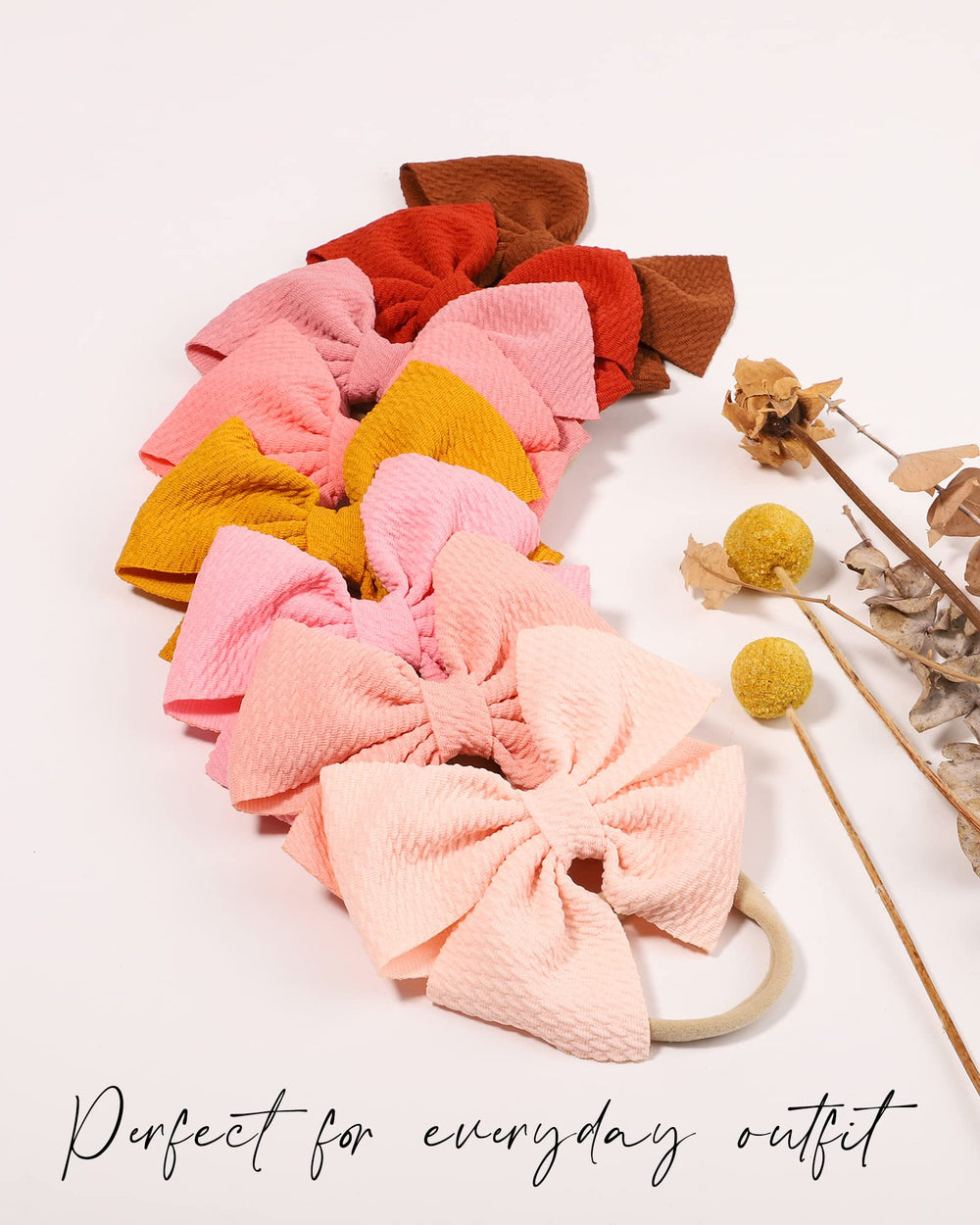 Jollybows 40-color variety lets you customize daily looks