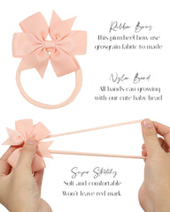 Jollybows 40 colors for baby bows, perfect to coordinate outfits.