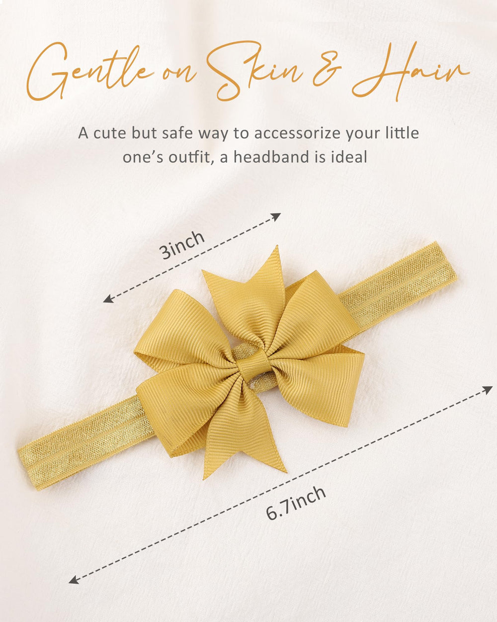 Jollybows newborn-toddler bow-collection demonstrates soft ribbons and secure placement for active play.
