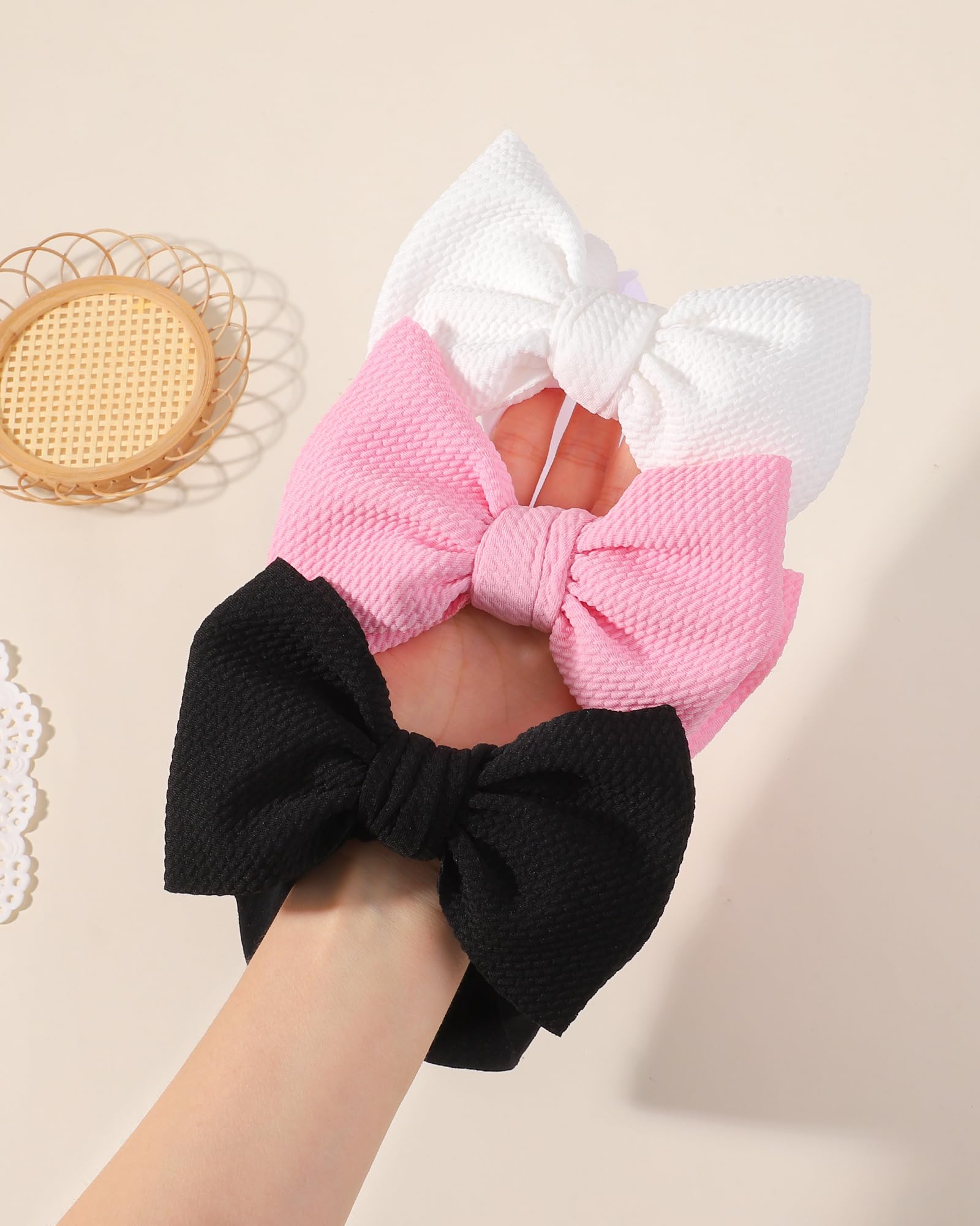 jollybows adjustable fit headband grows with baby for long-term use