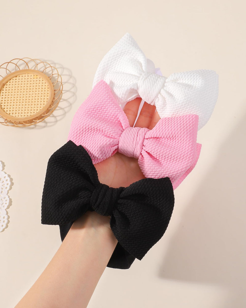 jollybows adjustable fit headband grows with baby for long-term use