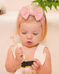 jollybows baby bows headbands soft-nylon – breathable, stretchy fabric for comfy all-day wear
