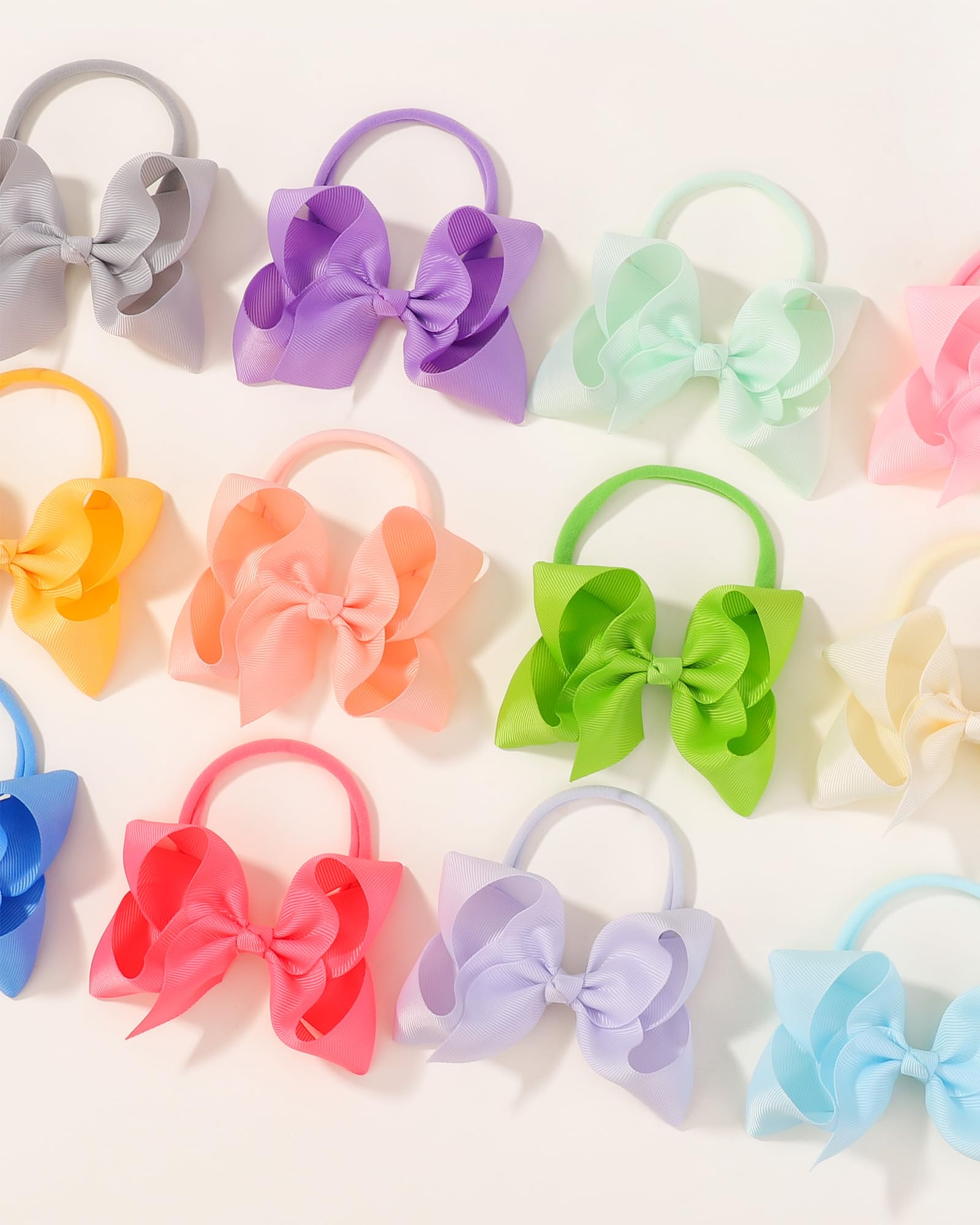 Jollybows baby bows on head photo illustrating secure fit during outings