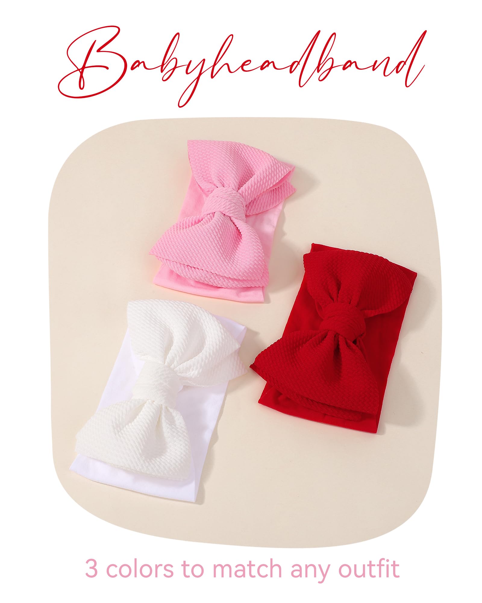 Jollybows baby gift-pack headbands ideal for showers or birthdays.