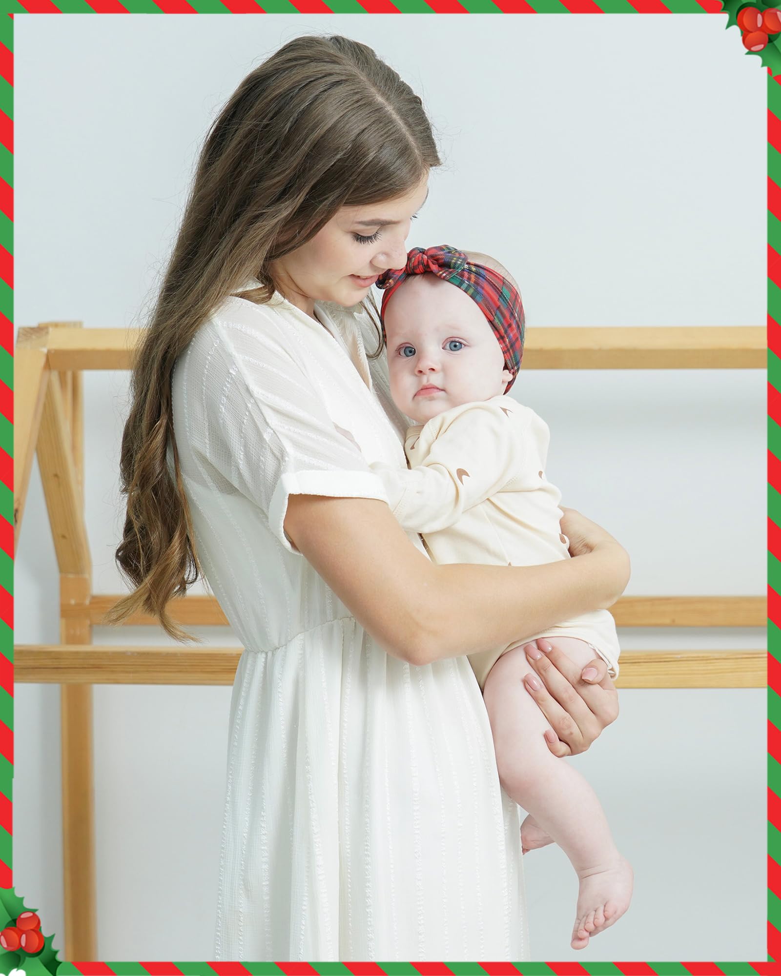 Jollybows baby girl wearing headband, gentle fit and cute styling