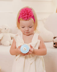jollybows baby girls flower headband on toddler for cute hairstyle